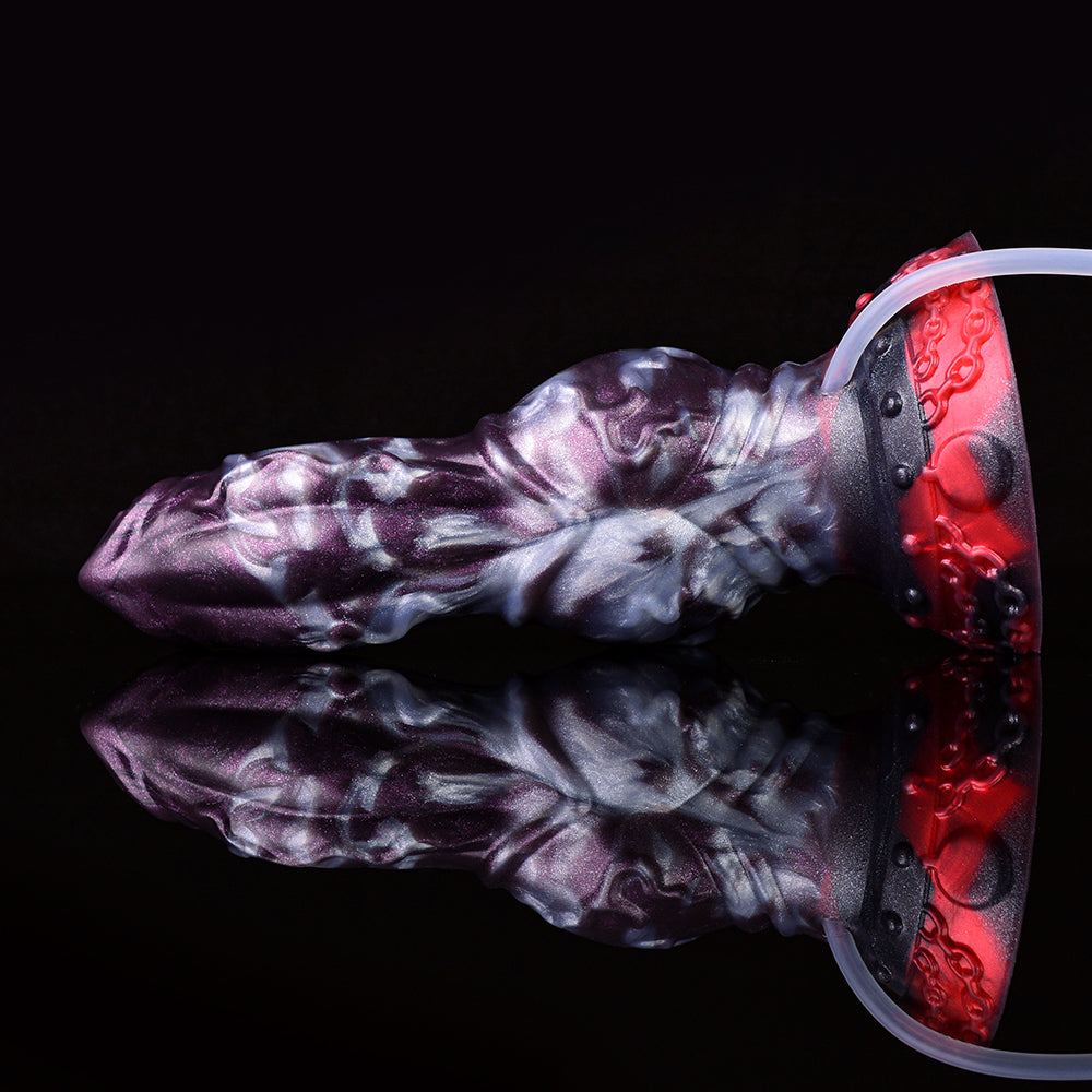 Dog Knot Squirting Suction 7 Inch Fantasy Dildo