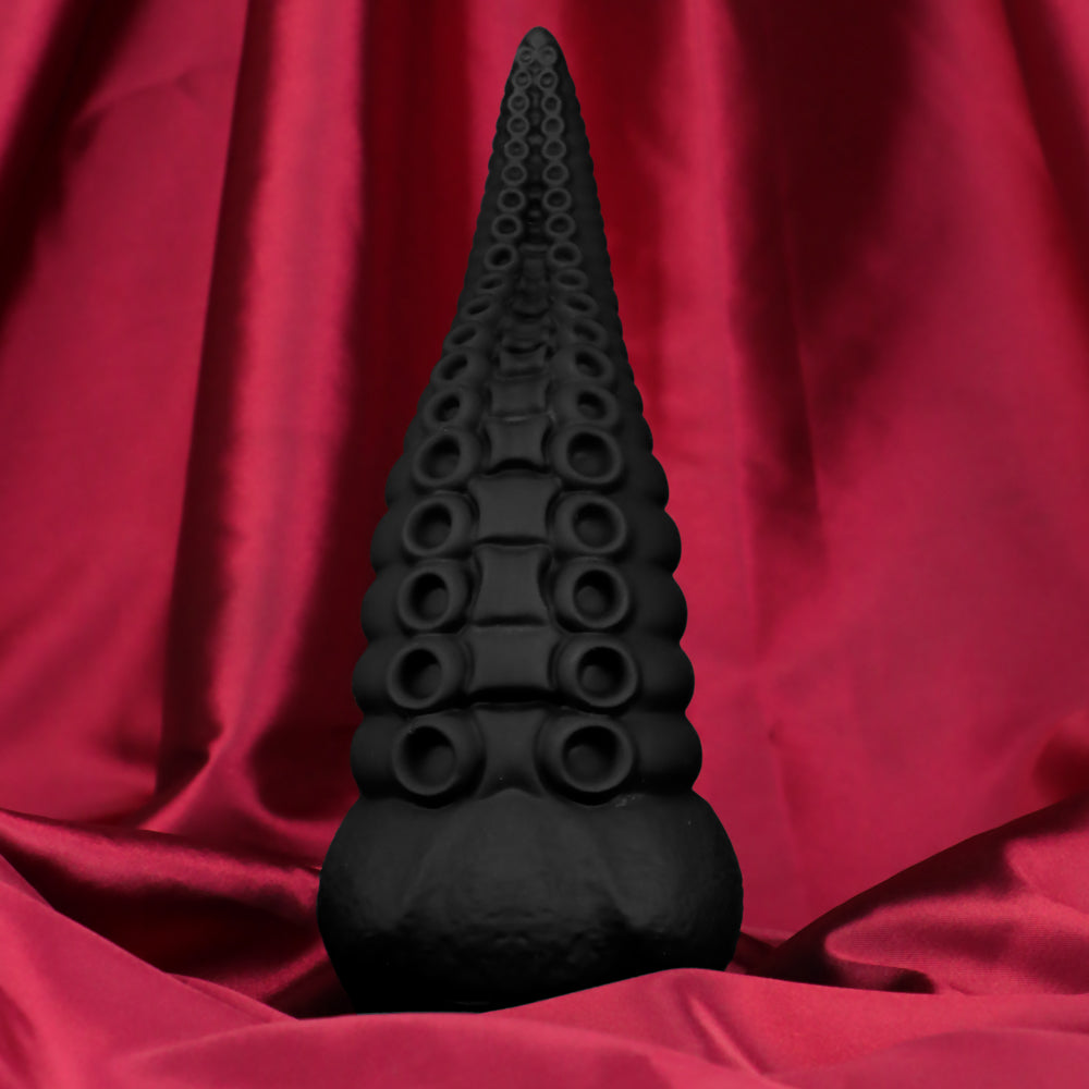 Black Tentacle 8 Inch Anal Dildo