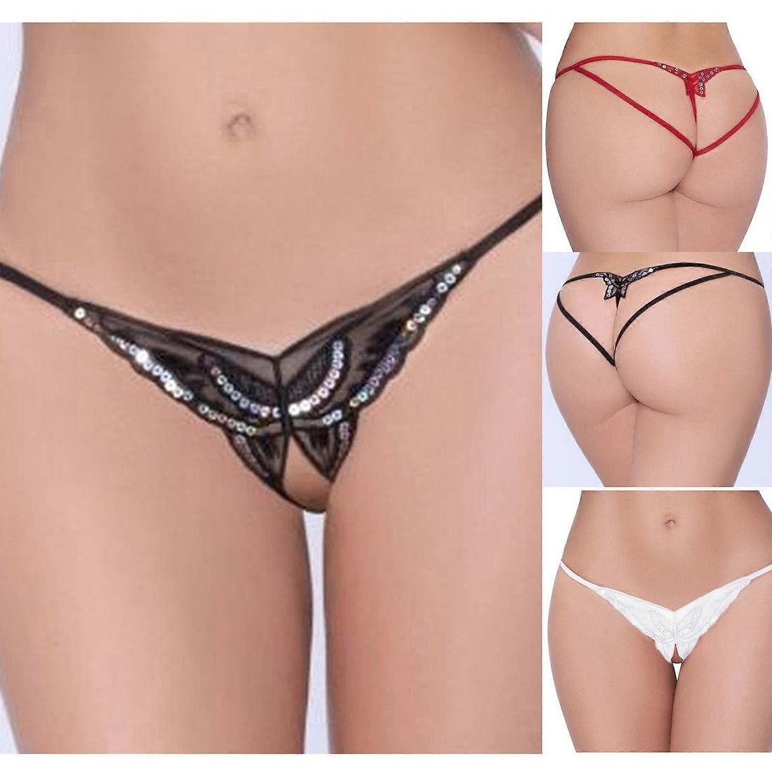 Butterfly Lace Hollow Out Women Sexy Panties