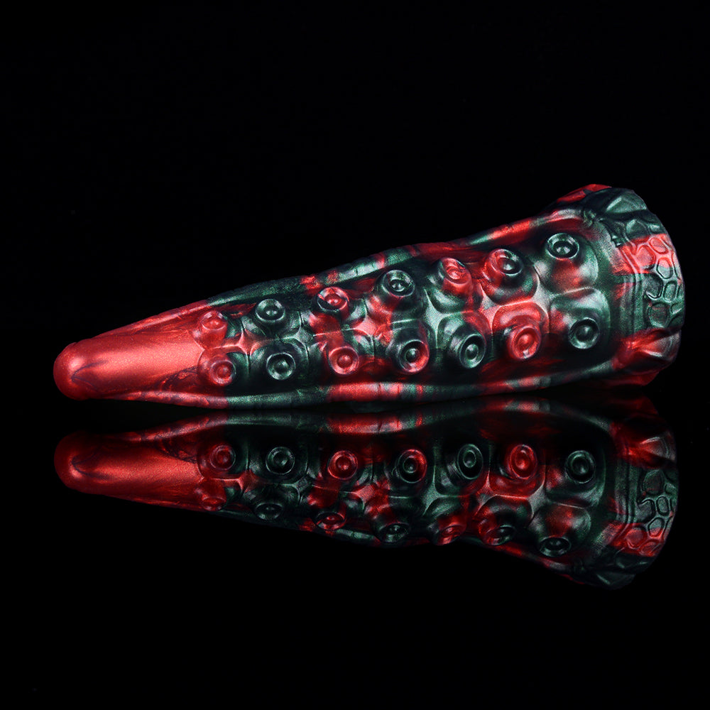 8 Inch Curved Silicone Monster Double Tentacle Dildo