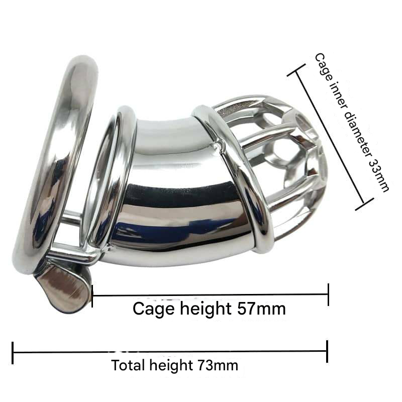 Stainless Steel Bondage Male Chastity Cage