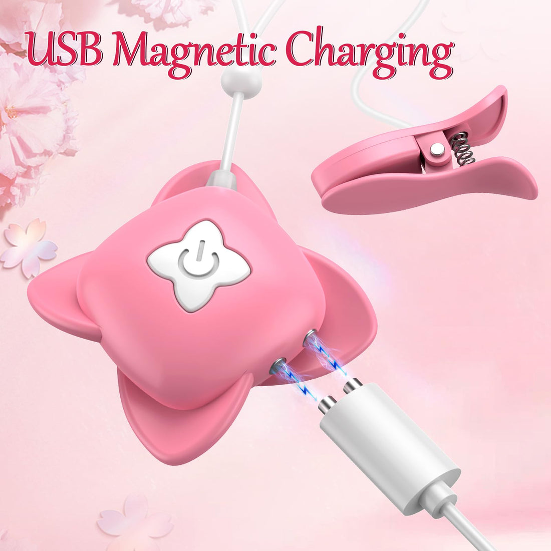 10 Levels Electric BDSM Vibrating Nipple Clamps