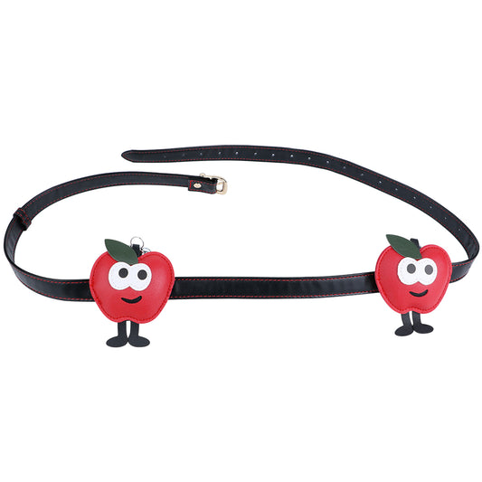Red Apple Christmas Limited Edition Nipple Clamps with Chest Strap