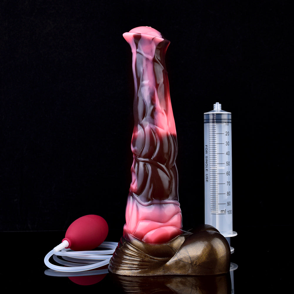 10 Inch Long Fantasy Horse Squirting Dildo