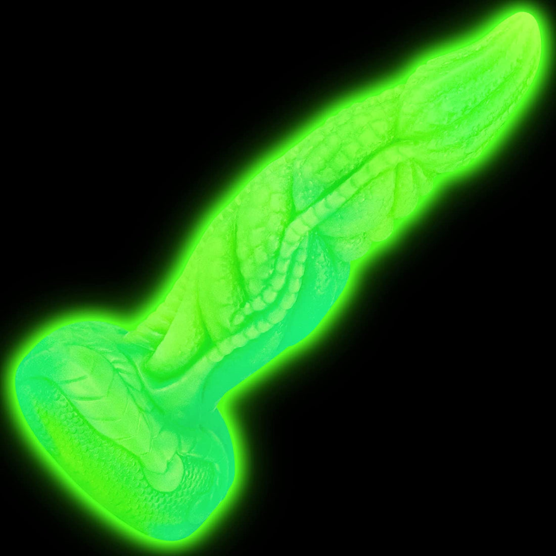 Glow in the dark Tentacle Dragon Dildo