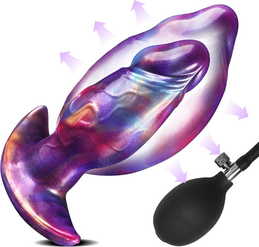 2 Inch Wide Silicone Big Inflatable Butt Plug