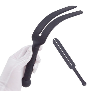 Black Silicone Soft Spanking Paddle Hazing Bdsm Toy