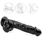 Load image into Gallery viewer, 9 Inch black dildo