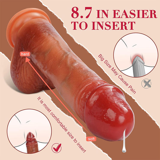 Rotating Heating Vibrating Thrusting Multi Dildo