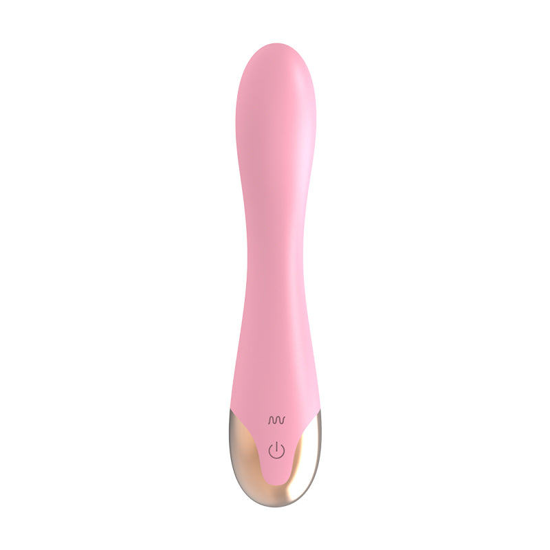 Silicone Waterproof Quiet G Spot Pink Vibrator