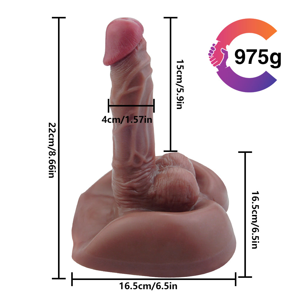 Real Penis Dildo With Base For Gay