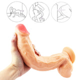 画像をギャラリー ビューアにロード Big thick flesh colored dildo