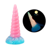 画像をギャラリー ビューアにロード unicorn dildo 8 inch pink light up