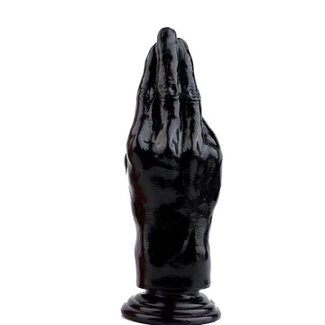 8 Inch Black Short Hand Fist Dildo