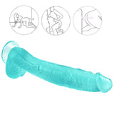 Charger l&#39;image dans la galerie, 10 inch crooked mouth green dildo