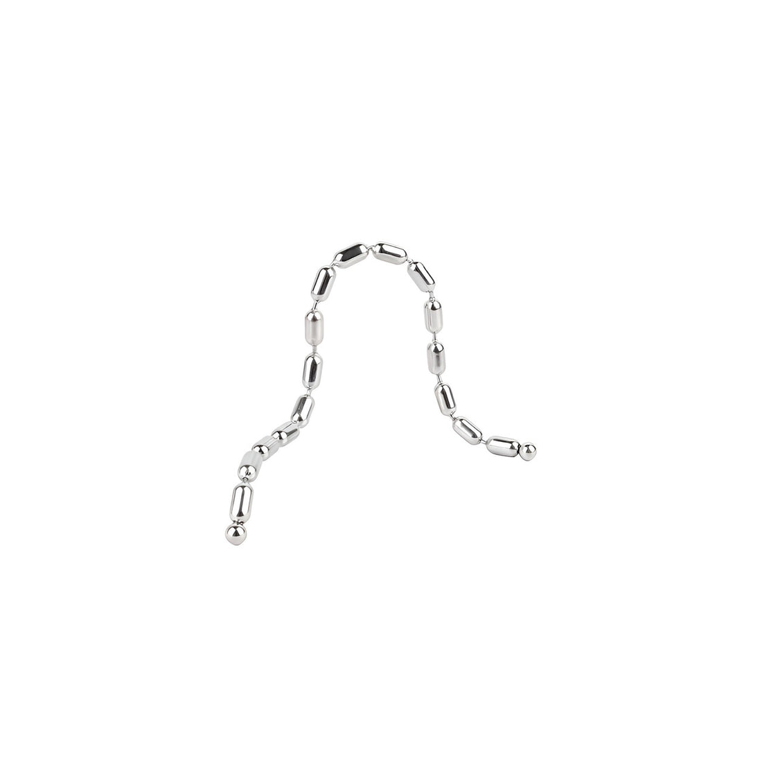 Cylindrical Chain Stainless Steel Dilation Penis Plug