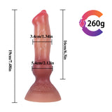 Carica l&#39;immagine nel visualizzatore di Gallery, Wolf Dildo Knots Silicone 7 inch