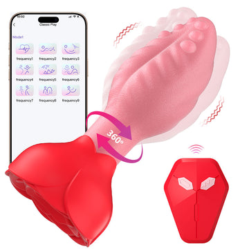 Fantasy Rose 360° Rotating Vibrating Butt Plug