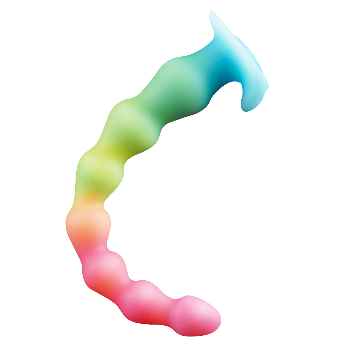 14 Inch Rainbow Light Up Anal Beads toy