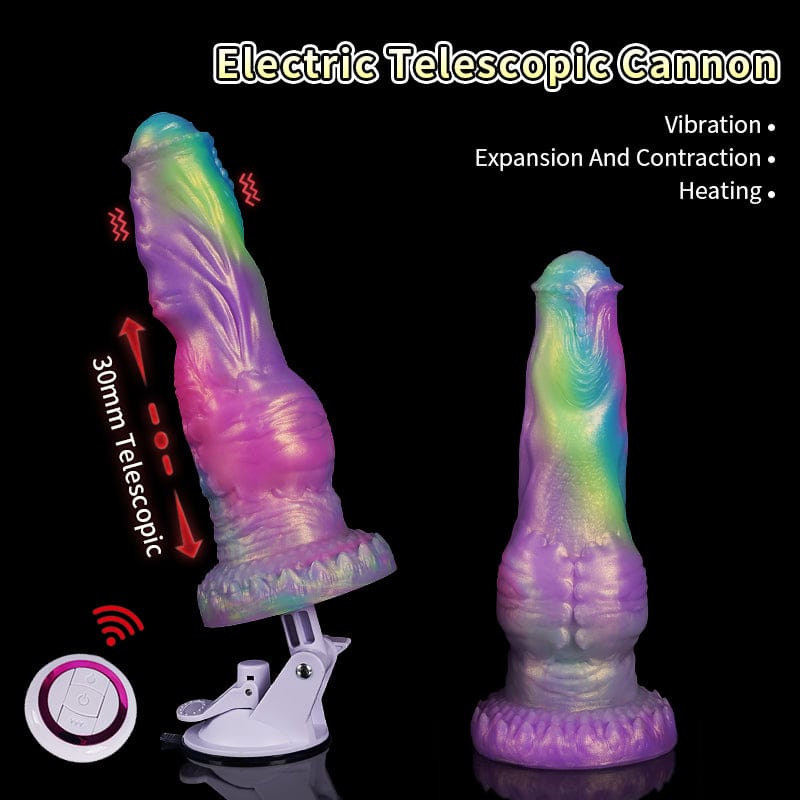 Colored Horse Cock Thrusting Dildo Machine