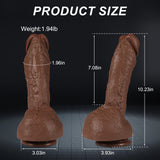 画像をギャラリー ビューアにロード G Spot Thrill up Brown Realistic Dildo