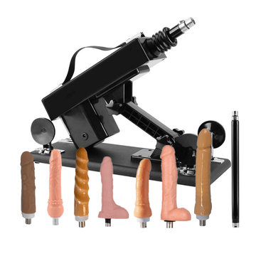 Thrusting Sex Machine with 7 attachments