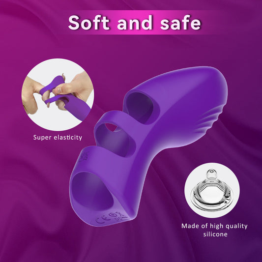 Thumb Vibrator G spot Finger dildo