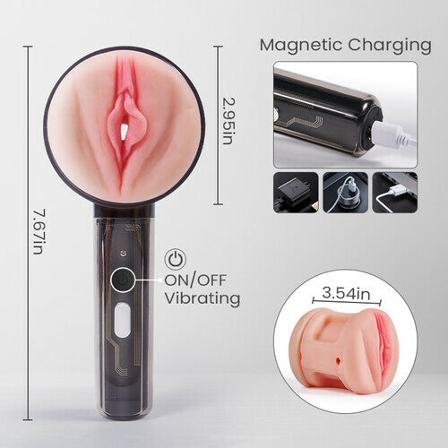 Handheld Pocket Pussy Automatic Male Masturbator