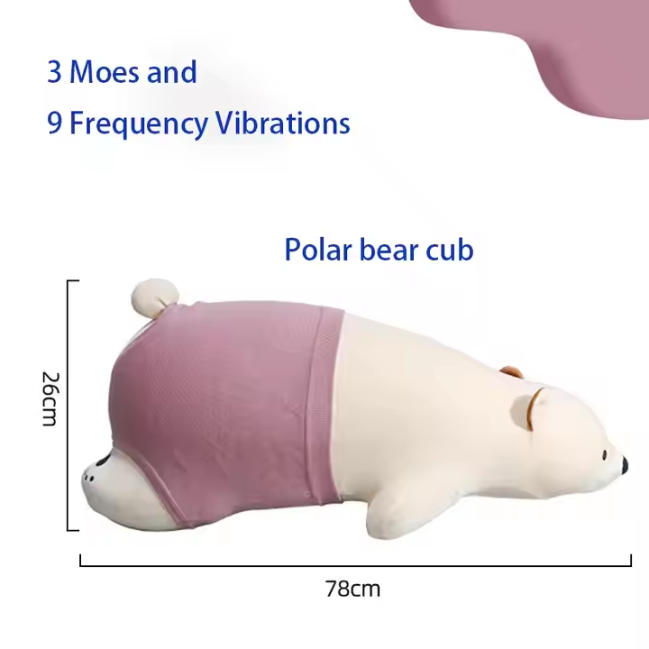 Infinity Pillow Toy Polar Bear Automatic Dildo for Women dildosstore Infinity Pillow Toy Polar Bear Automatic Dildo for Women dildosstore