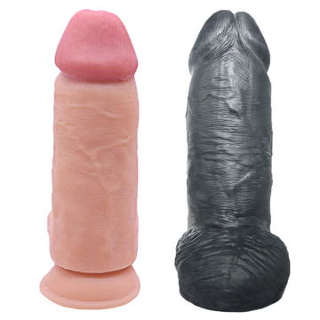 Oversized Dildo 10 Inch Realistic with Suction Cup