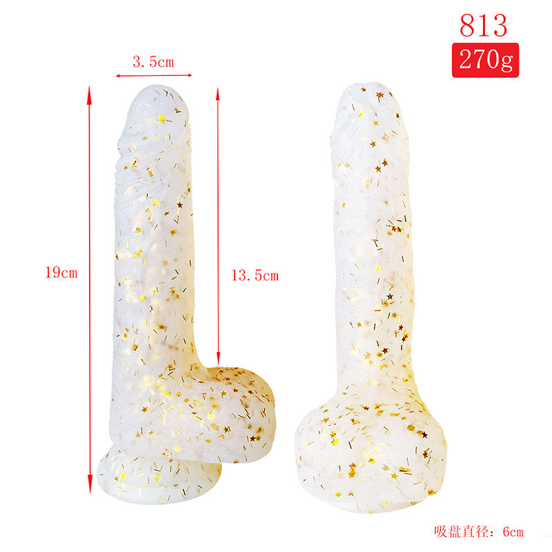 Starlight Dildo Silicone Suction Cup