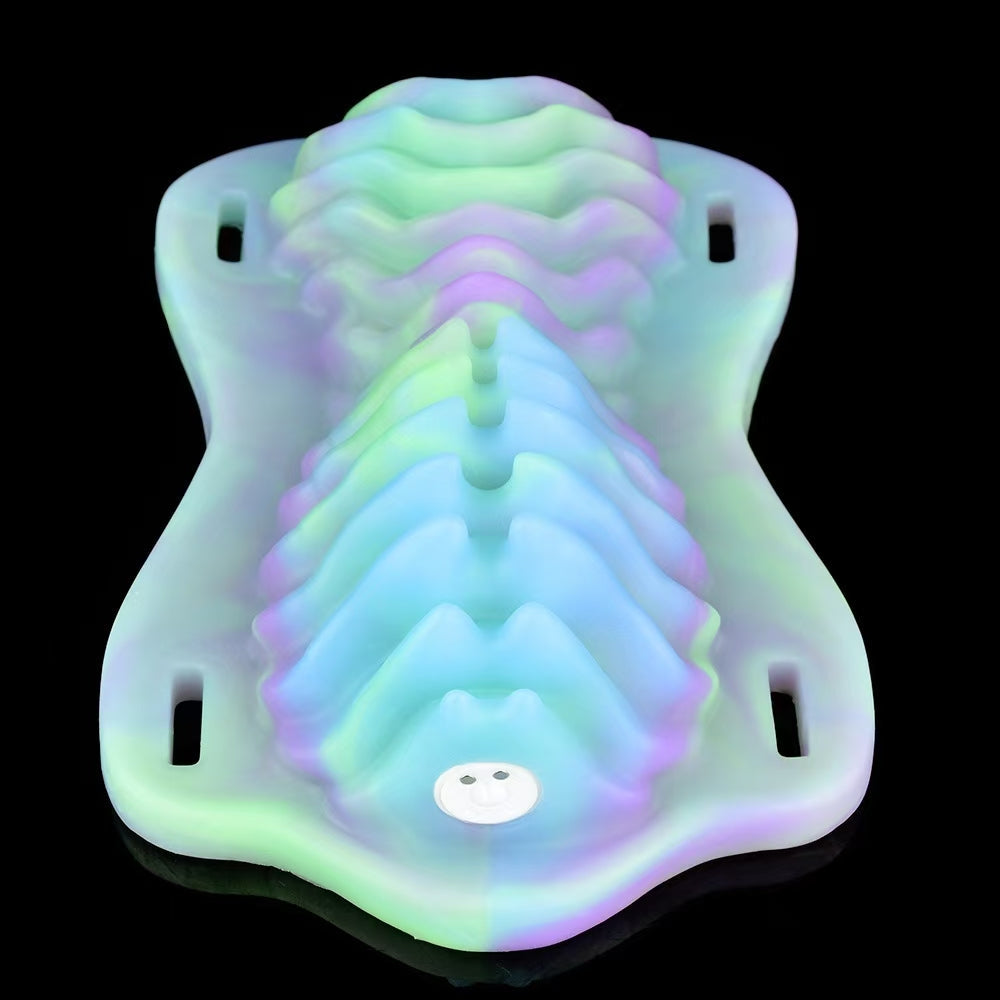 Textured Luminous Strap On Grinder Sex Toy