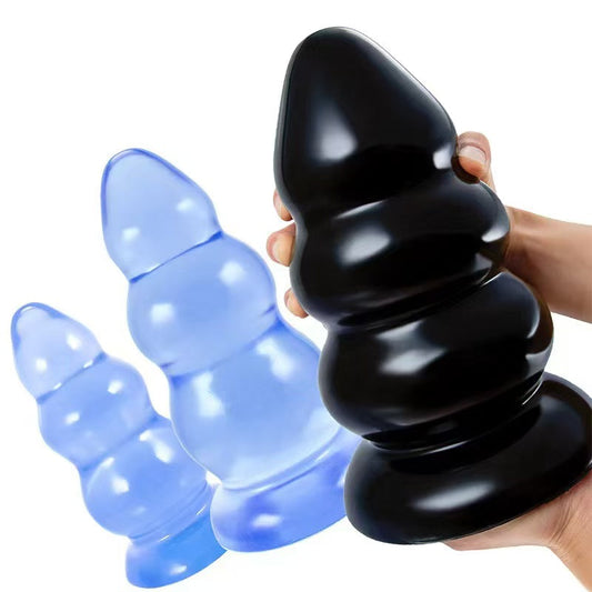 Three Jewels Tower butt plug Monster Dildo