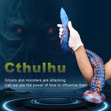 Blue Extra Long Tentacle Fantasy Monster Dildo