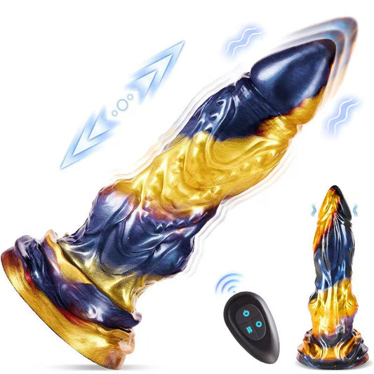 9 inch Thrusting wolf Monster Huge Anal Dildo