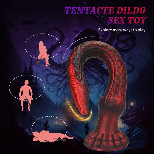 Extra Long Silicone Tentacle Monster Dildo