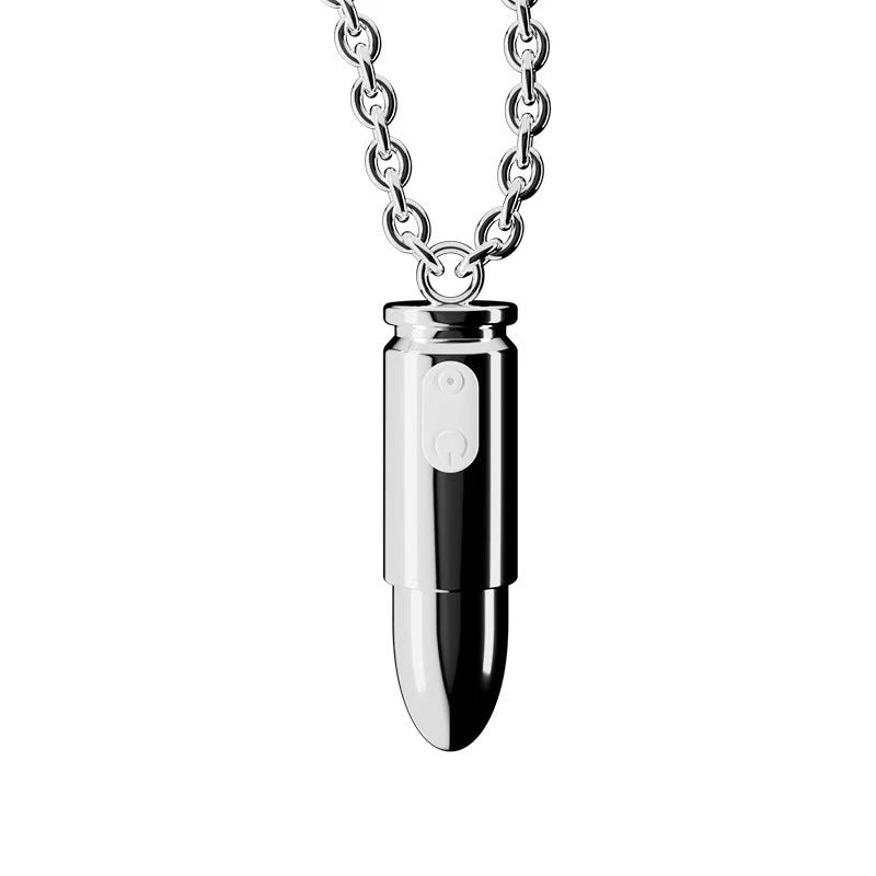 Necklace Hidden Sex Toy Silver Bullet Vibrator