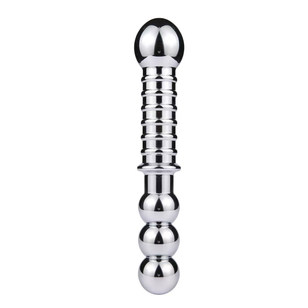 Double Ended Smooth Easy Clean Metal Dildo