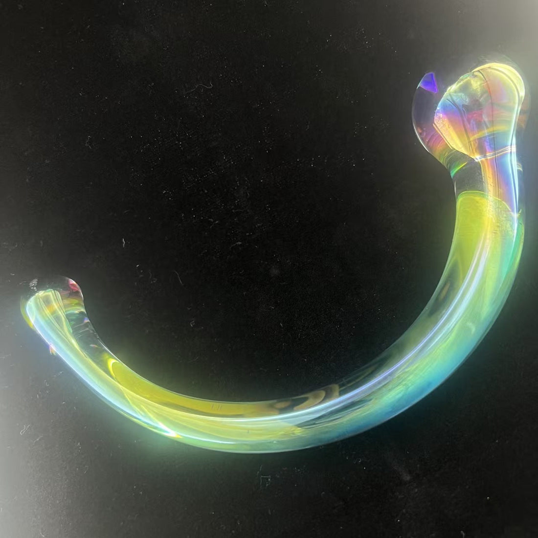 Colorful Odorless Easy Clean Glass dildo