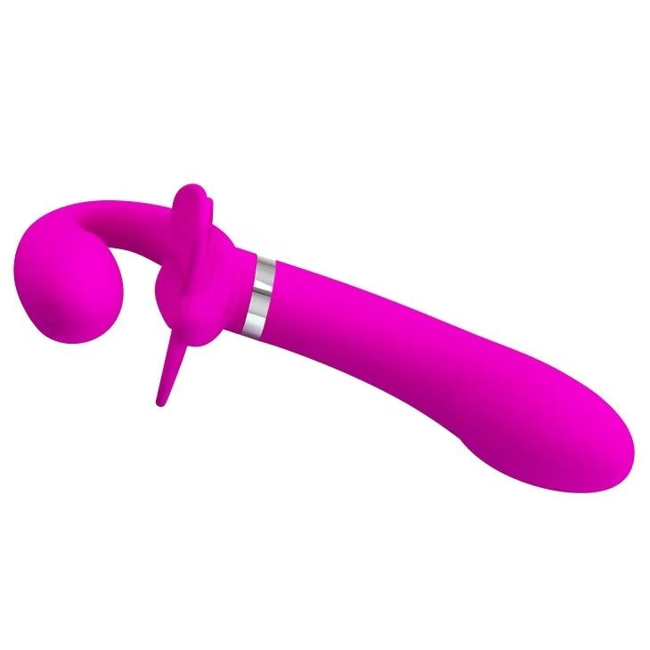 Double Resonance Soft Strapless Strap On Dildo