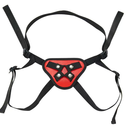 Pink Red Purple Brown Strap On Harness