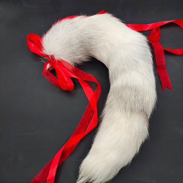 Furry Animal Snow Fox Tail Butt Plug