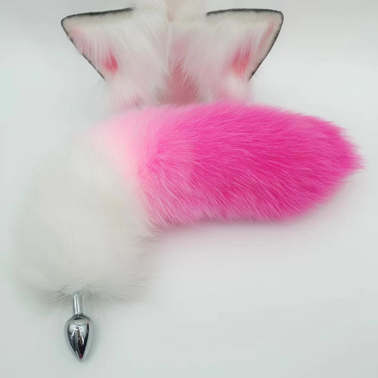 Pink Sweet Cute Fox Tail Butt Plug