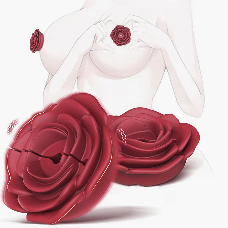 Vibrating Nipple Clamps Rose Toy Gifs