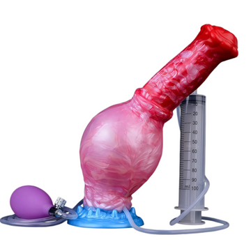 10 Inch Horse Cum Inflatable Squirting Dildo