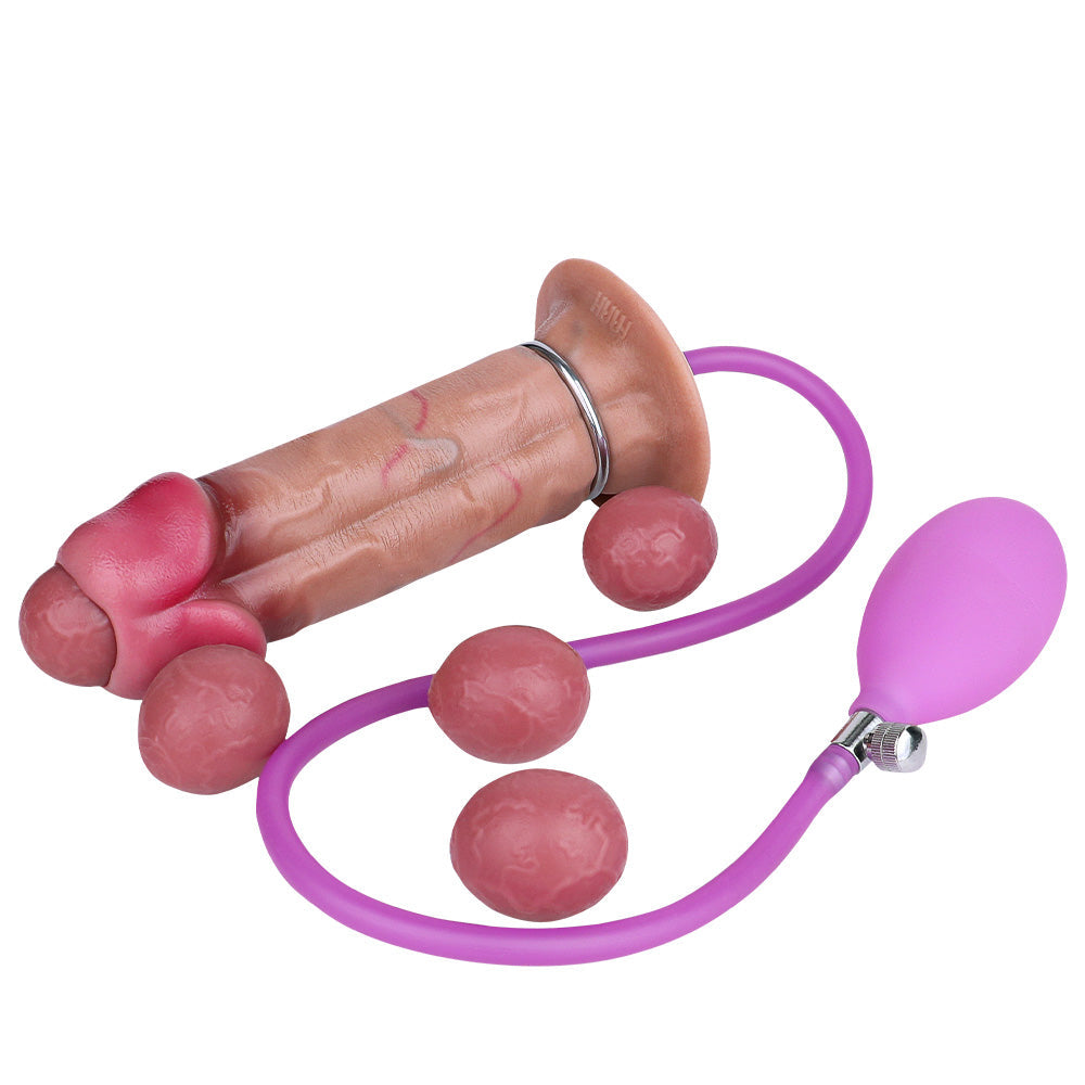 6 Inch Mutant Triple Head Penis Ovipositor Dildo