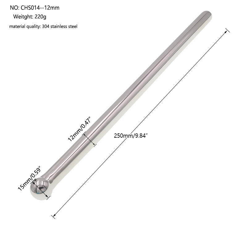 Stainless Steel Extra Long Expanding BDSM Penis Plug