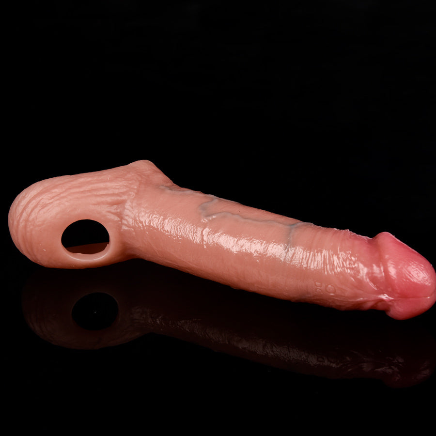 7.5 Inch Realistic Skin Feel Orgasm Delay Penis Sleeve