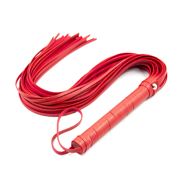Long Tassel Leather BDSM Flogger