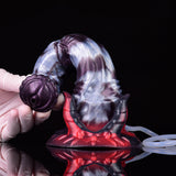 Load image into Gallery viewer, Ejaculation Dragon Demon Horn Silicone Fantasy Dildo